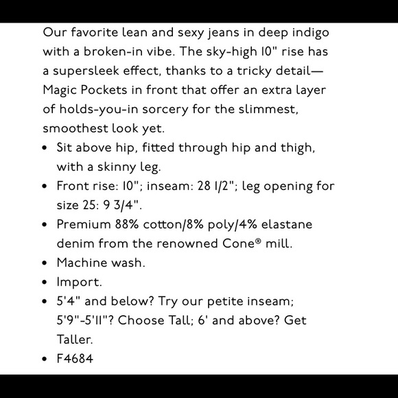 Madewell 10” High Rise Skinny Jeans - Picture 3 of 8